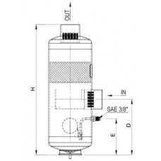 OS 12-2 5/8 Отделитель масла OSC